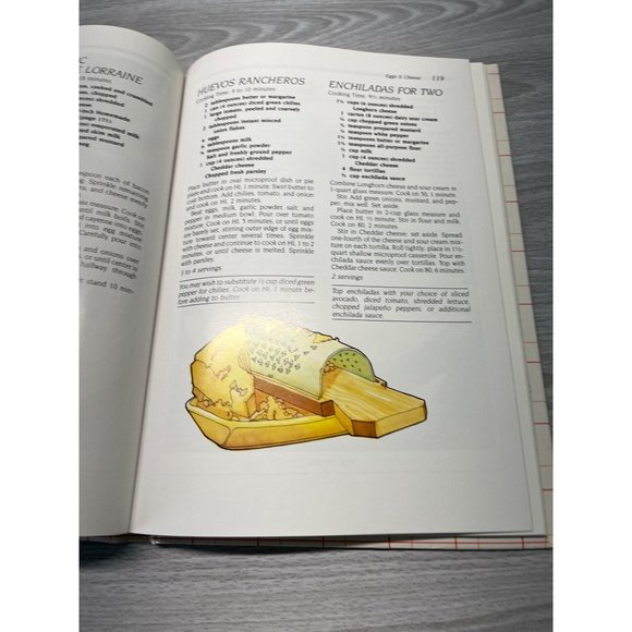 Vintage Kenmore Microwave Cooking Cookbook 1987 Sears Hardcover Recipes - Picture 9 of 9